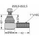 Rotule de levier coudé AH21345 for John Deere combine header [TR]