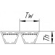 Wrapped banded belt 2HB -1885  Roflex Joined 384 [Rolunds]