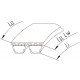 Wrapped banded belt (6275Lw - 2HC) AZ53570 suitable for John Deere [Gates ]