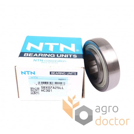 156816C91 | 87376564 CNH - Hexagonal insert ball bearing SBX07A25-LLMCQ1 [NTN]