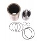 Engine piston set (comp.98.42mm., 3 rings) CASE IH