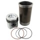 Piston-Liner Kit AR100960 John Deere, 3 rings rings (d116mm) [Bepco]