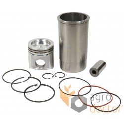 Piston-Liner Kit RE524450 John Deere, 3 rings (d106.5mm) [Kolbenschmidt]