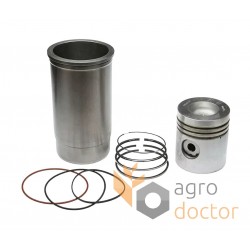 Piston-Liner Kit RE69393 John Deere, 3 rings (d108mm) [Bepco]