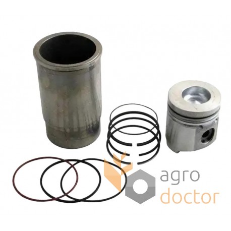 Piston-Liner Kit RE23165 John Deere, 3 rings (d108mm) [Bepco]