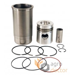 Piston-Liner Kit AR51798 John Deere, 3 rings (d108mm) [Bepco]