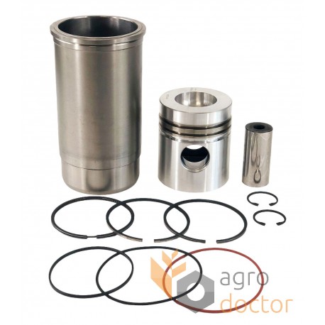 Juego de piston y chamisa AR51798 John Deere, 3 anillos (d108mm) [Bepco]