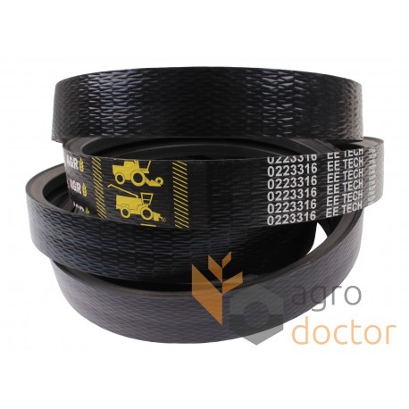 H235564 suitable for John Deere Wrapped banded belt 2HB - 3665 [Gates]