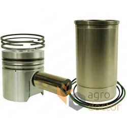 Juego de piston y chamisa AR98847 John Deere, 3 anillos (d116mm) [Bepco]