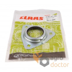 Triangular pressed steel flanged housing for insert bearing 603788 Claas [Original]