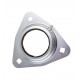 Triangular pressed steel flanged housing for insert bearing 603788 Claas [Original]