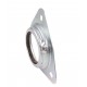 Triangular pressed steel flanged housing for insert bearing 603788 Claas [Original]