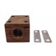 Wooden bearing 618186 suitable for Claas harvester straw walker - 71x80x124mm