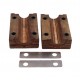Cojinete de madera  618186 para sacudidor de paja de cosechadora adecuado para Claas - 71x80x124mm