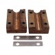 Wooden bearing 618186 suitable for Claas harvester straw walker - 71x80x124mm