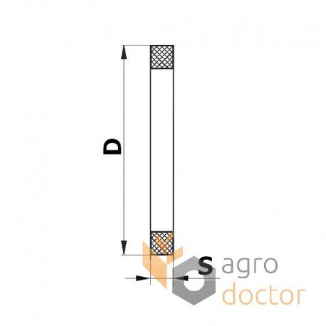 Combine brake system seal L56243 suitable for John Deere