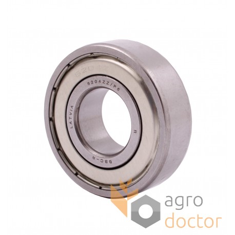 6204 ZZ P6 [BBC-R Latvia] Deep groove sealed ball bearing