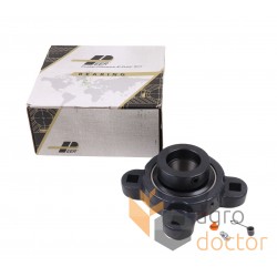 Housing with bearing assembly for harvester straw chopper shaft AH163595 suitable for John Deere