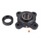 Housing with bearing assembly for harvester straw chopper shaft AH163595 suitable for John Deere