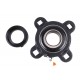 Housing with bearing assembly for harvester straw chopper shaft AH163595 suitable for John Deere