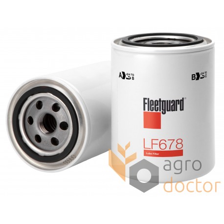 Oil filter of engine John Deere AR58956, AT19044, RE506575, T19044 - LF678 [Fleetguard]