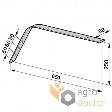 plate 23250301 suitable for HORSCH