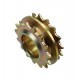 Double sprocket AC819889 suitable for Kverneland - T15/T