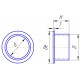 Buje de teflón 008545 adecuado para Claas - 30,4x35x15