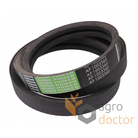 Wrapped banded belt (2100 - 2HB) 544166 suitable for Claas [Optibelt Agro Power]