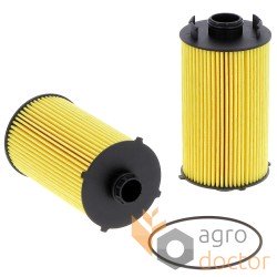 Oil filter (insert) 0011429540 Claas, 84565867 CNH - HU12007x (HU 12007 x) [MANN]