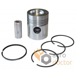 Piston with pin and rings engine U5PR0002 Perkins, 4 rings