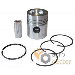 Piston with pin and rings engine U5PR0002 Perkins, 4 rings