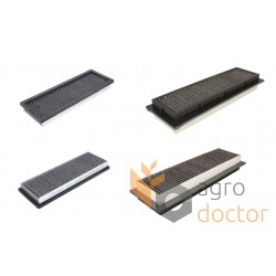 Cabin carbon filter set AL175727 / SJ14288 (2 RE261353 + 2 RE261352) for John Deere (4 pcs) [PURRO]