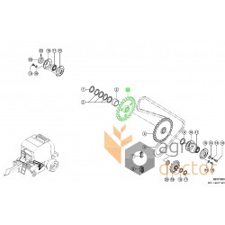 Chain sprocket 858063 suitable for Claas, T24 [Original]