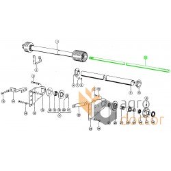 Intermediate drive shaft 666465 suitable for Claas [Original]