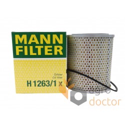 Hydraulic filter (insert) H1263/1x [MANN]