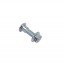 Screw M6x25 semi-countersunk with nut for fastening the header segment H158343 John Deere