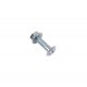 Screw M6x25 semi-countersunk with nut for fastening the header segment H158343 John Deere