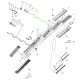 Straw walker crankshaft D28485114 suitable for Massey Ferguson [Agco Parts] - rear