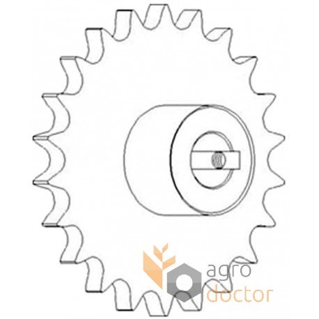 Kettenrad AH121046 John Deere, Z22