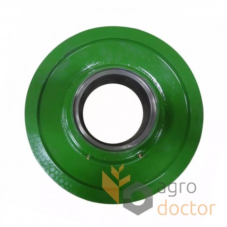 The inner half of the drive pulley of the reverse gear of the inclined chamber conveyor AH220892 John Deere