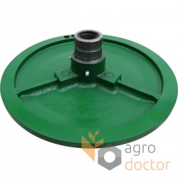 Combine cleaning fan drive pulley half AH225971 John Deere