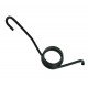 Torsion spring of the rolling wheel N282219 John Deere