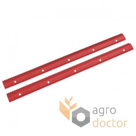 Set rasp bars 1255 mm, 5 holes, pair (R + R / L + L)