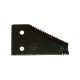 Grain head cutter bar knife section - End