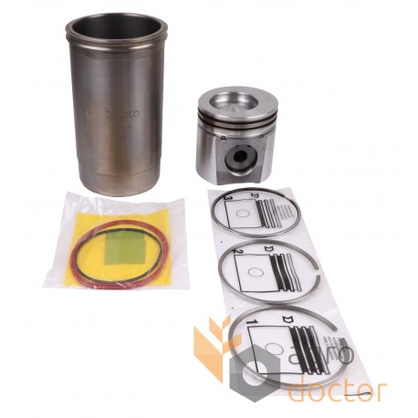 Juego de piston y chamisa RE64509 John Deere, 3 anillos (d116mm) [Bepco]