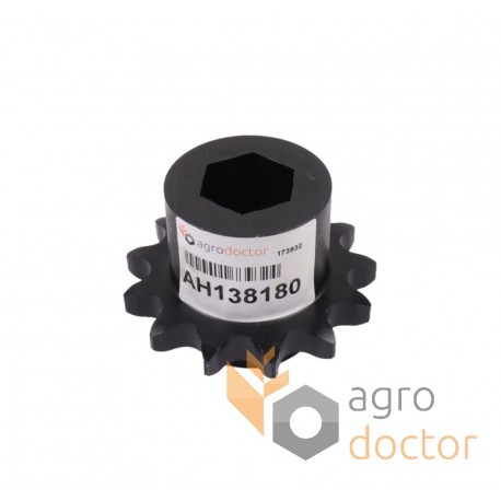 Header auger drive sprocket AH138180 suitable for John Deere, Z13