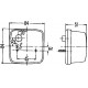 Turn signal 06217171 harvesters DEUTZ FAHR [Hella]