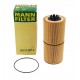 Oil filter (insert) 0019965881 Claas - HU 12 001 z (HU12001z) [MANN]