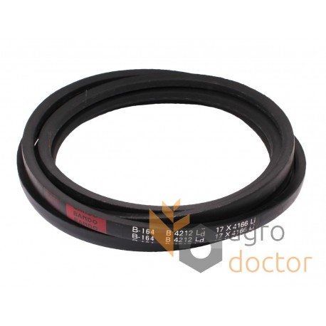 adecuado para - Correa de accionamiento Bx4212 Lw V-belt Red [Bando]